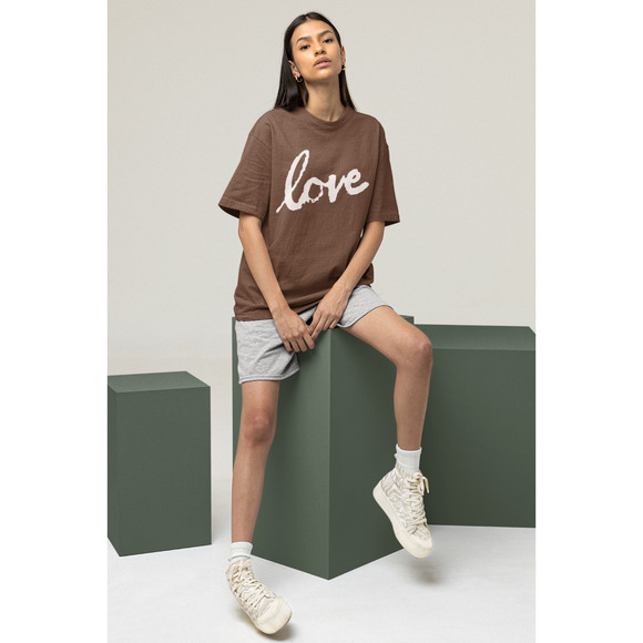 Show Your Love Tee in Multiple Colors Short Sleeve Crewneck Tshirt - Picture 4 of 7